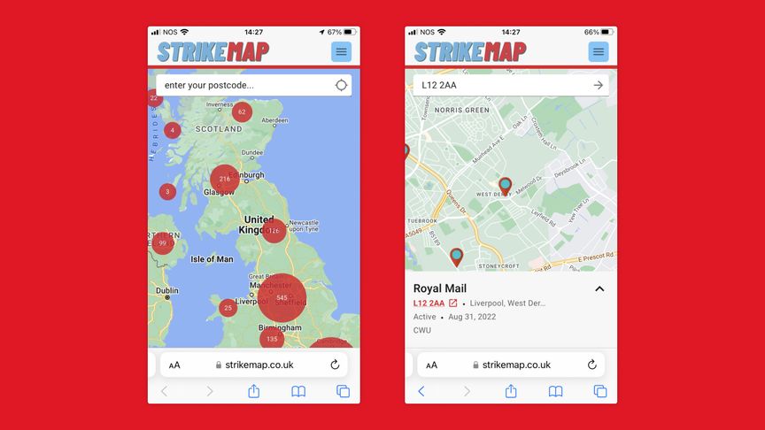 Strike Map